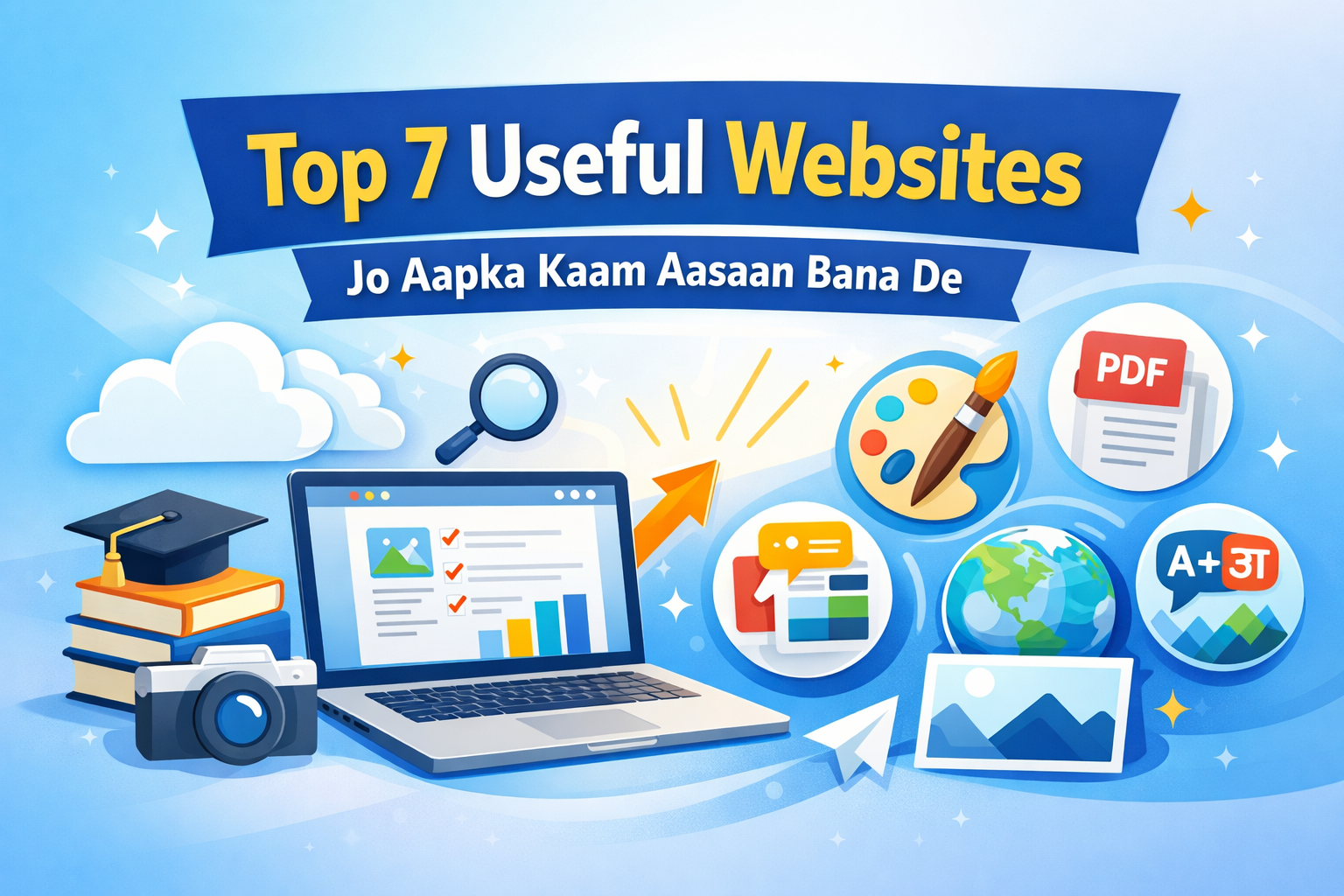 Top 7 useful websites jo aapka kaam aasan bana de