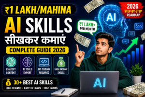 1 Lakh Mahina Kamane Ke Liye Top 5 AI Skills — Complete Guide 2026