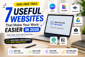 7 Useful Websites That Make Your Work Easier in 2026 (Free Tools You’ll Use Every Day)