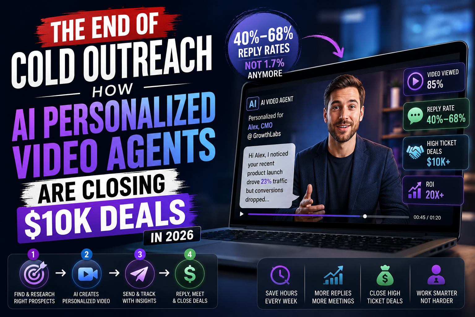 AI personalized video agents replacing cold outreach and closing $10K deals in 2026