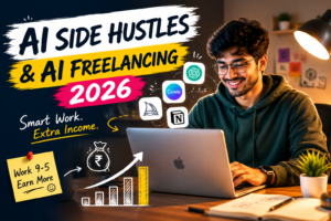 AI Side Hustles & AI Freelancing 2026: ₹30,000 Se ₹1,50,000 Tak Ka Complete Roadmap